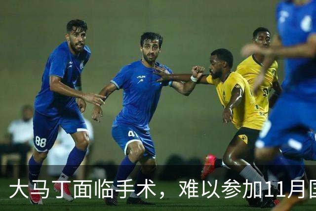大马丁面临手术，难以参加11月国家队友谊赛